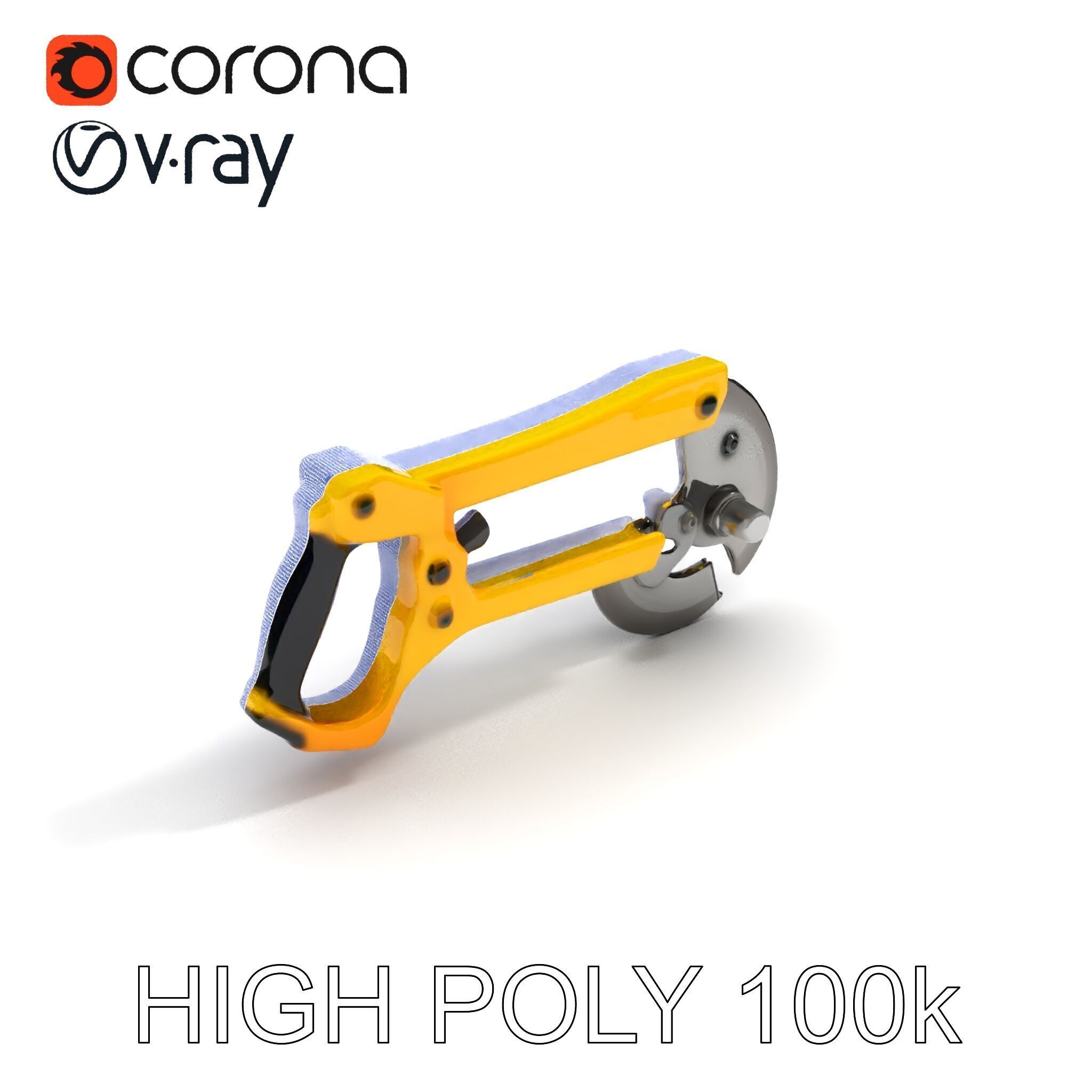 HeavyDuty Bolt Cutter D Model Pack Low-poly 3D model_28