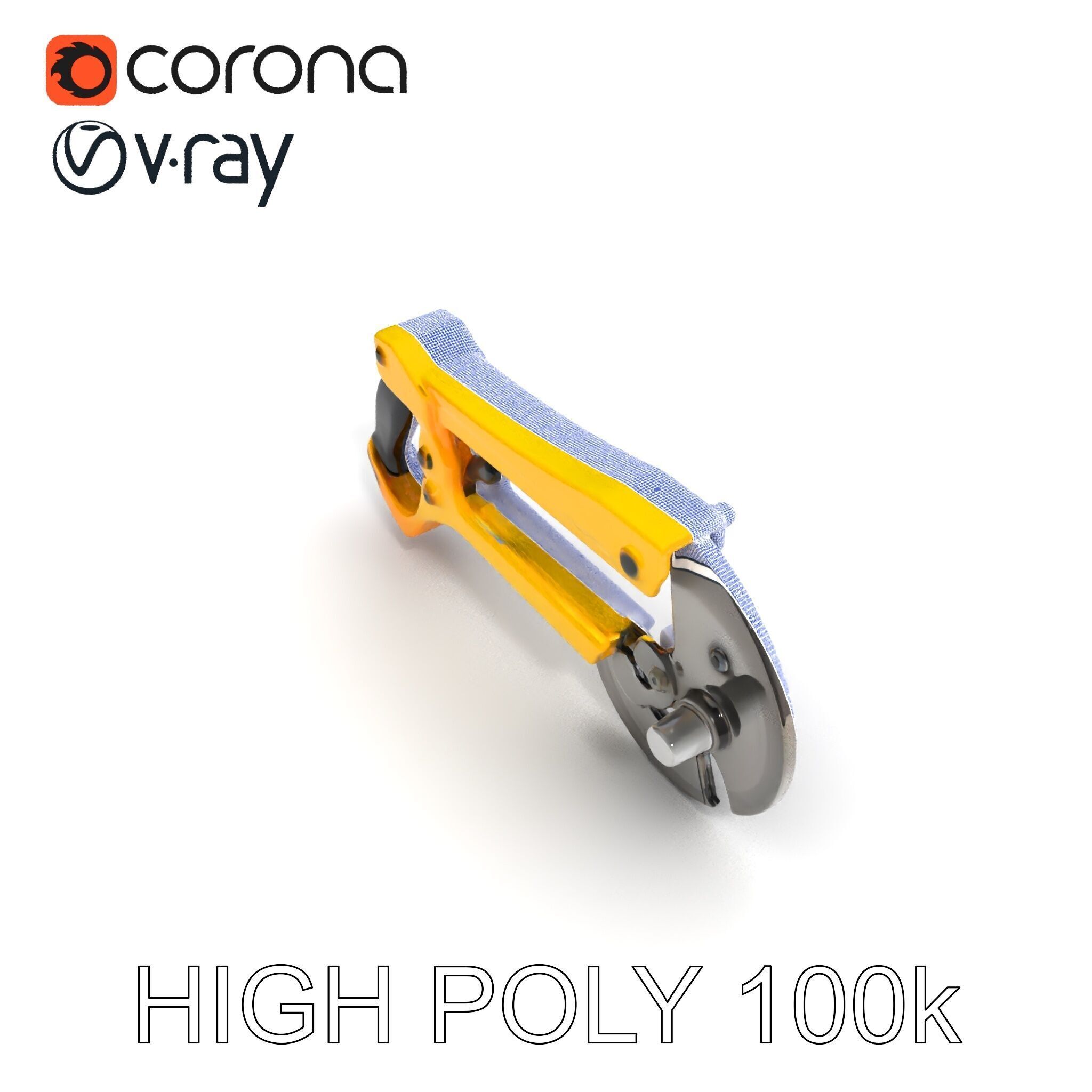 HeavyDuty Bolt Cutter D Model Pack Low-poly 3D model_14