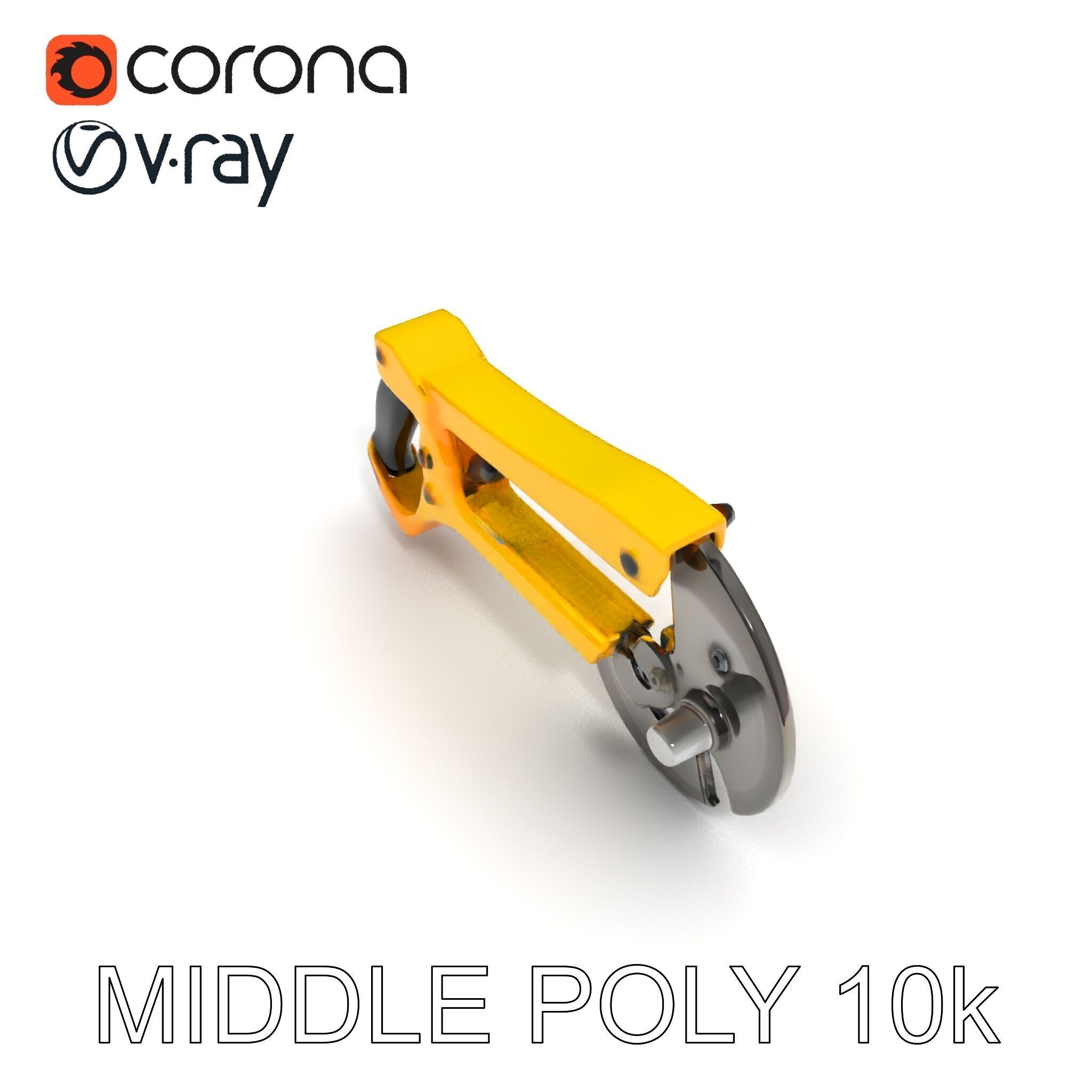 HeavyDuty Bolt Cutter D Model Pack Low-poly 3D model_26