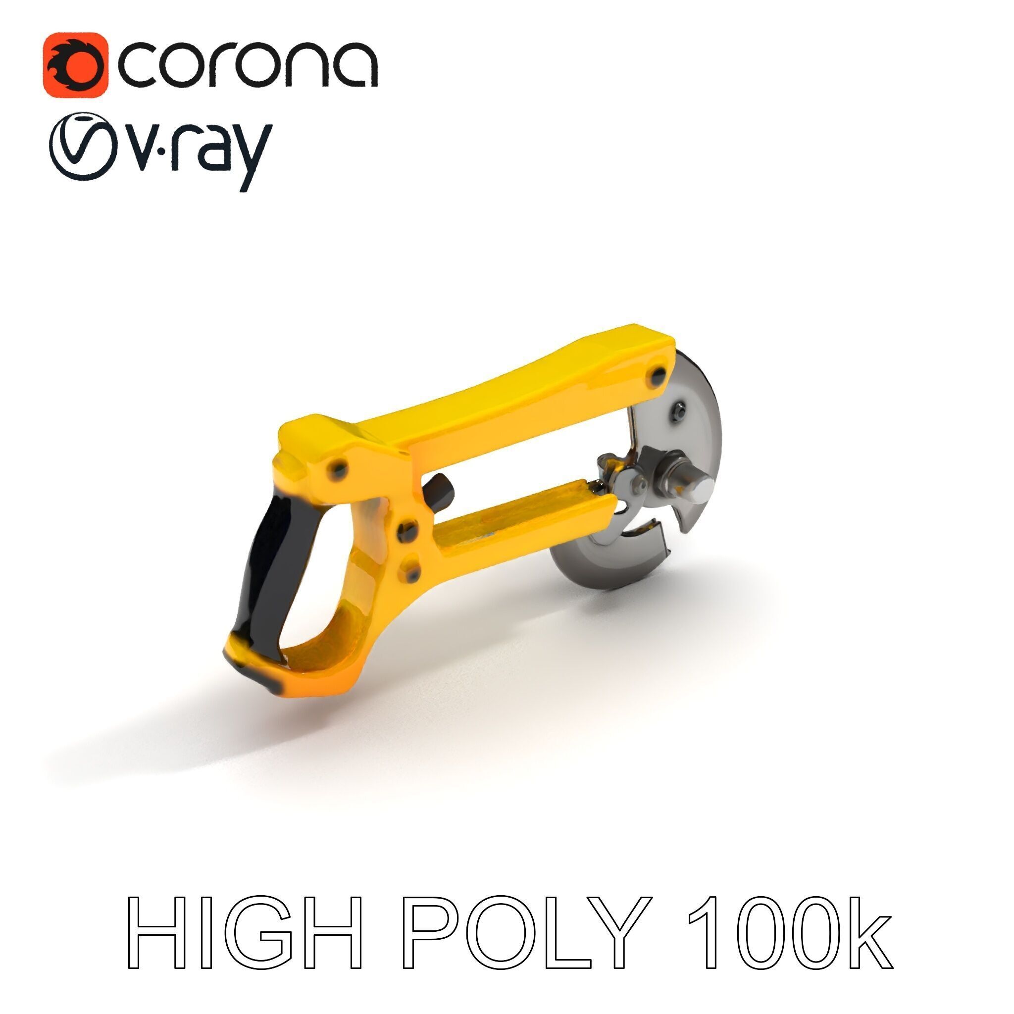 HeavyDuty Bolt Cutter D Model Pack Low-poly 3D model_31