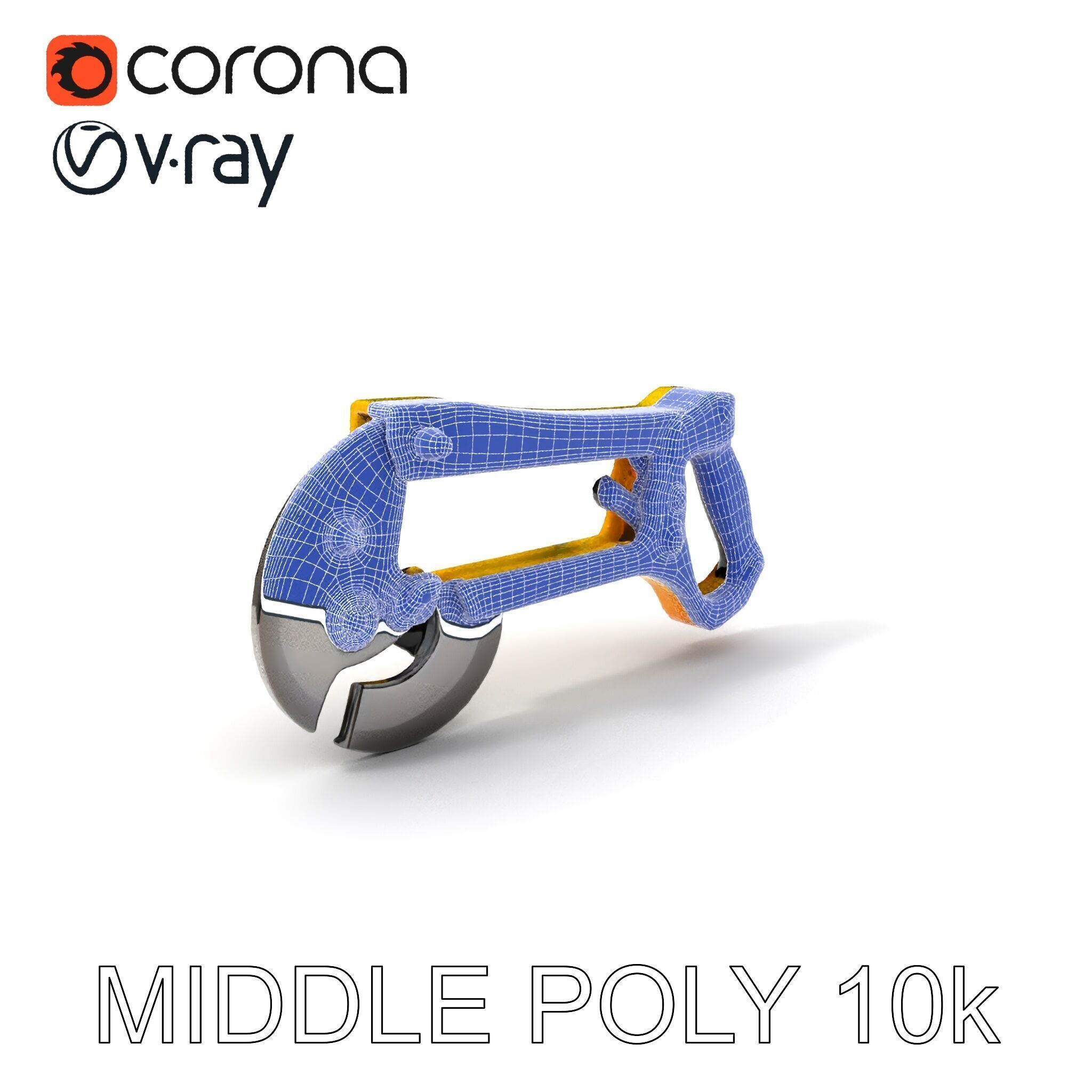 HeavyDuty Bolt Cutter D Model Pack Low-poly 3D model_19