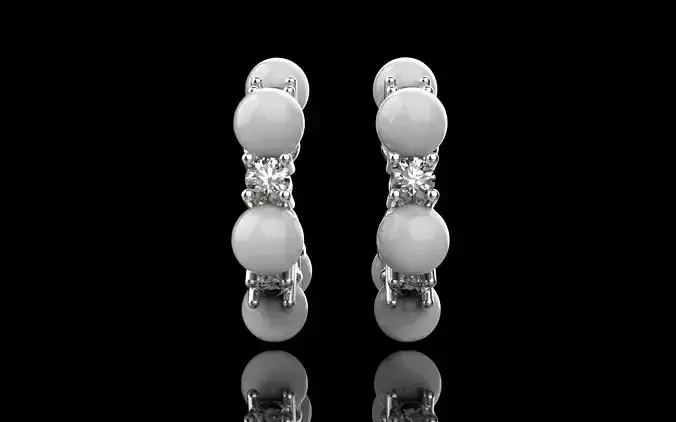 Pearl earrng model 1203