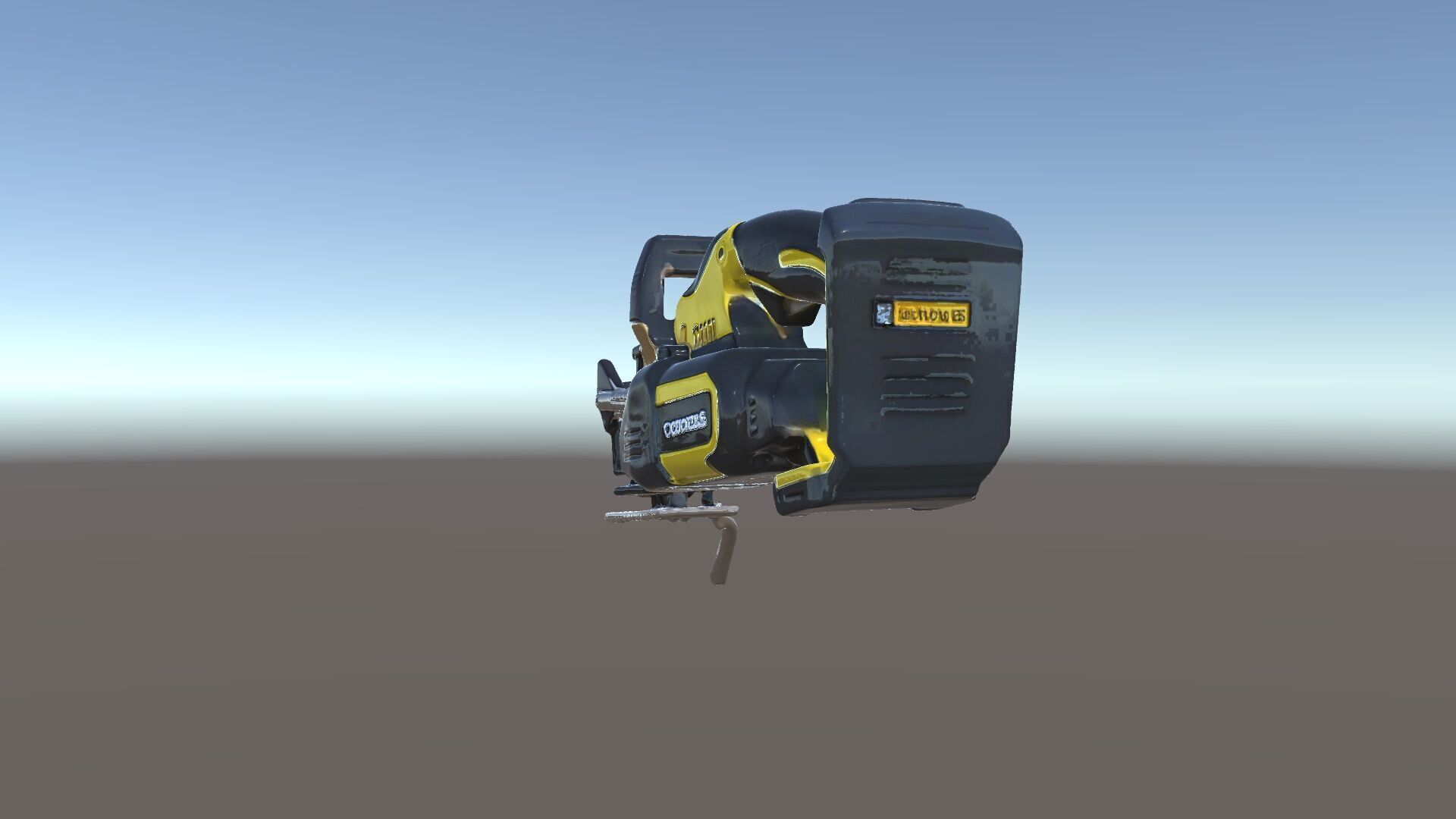 Cordless Electric Saw D Model Pack Low-poly 3D model_5