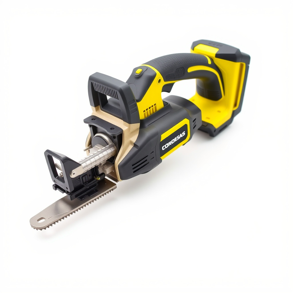 Cordless Electric Saw D Model Pack Low-poly 3D model_0