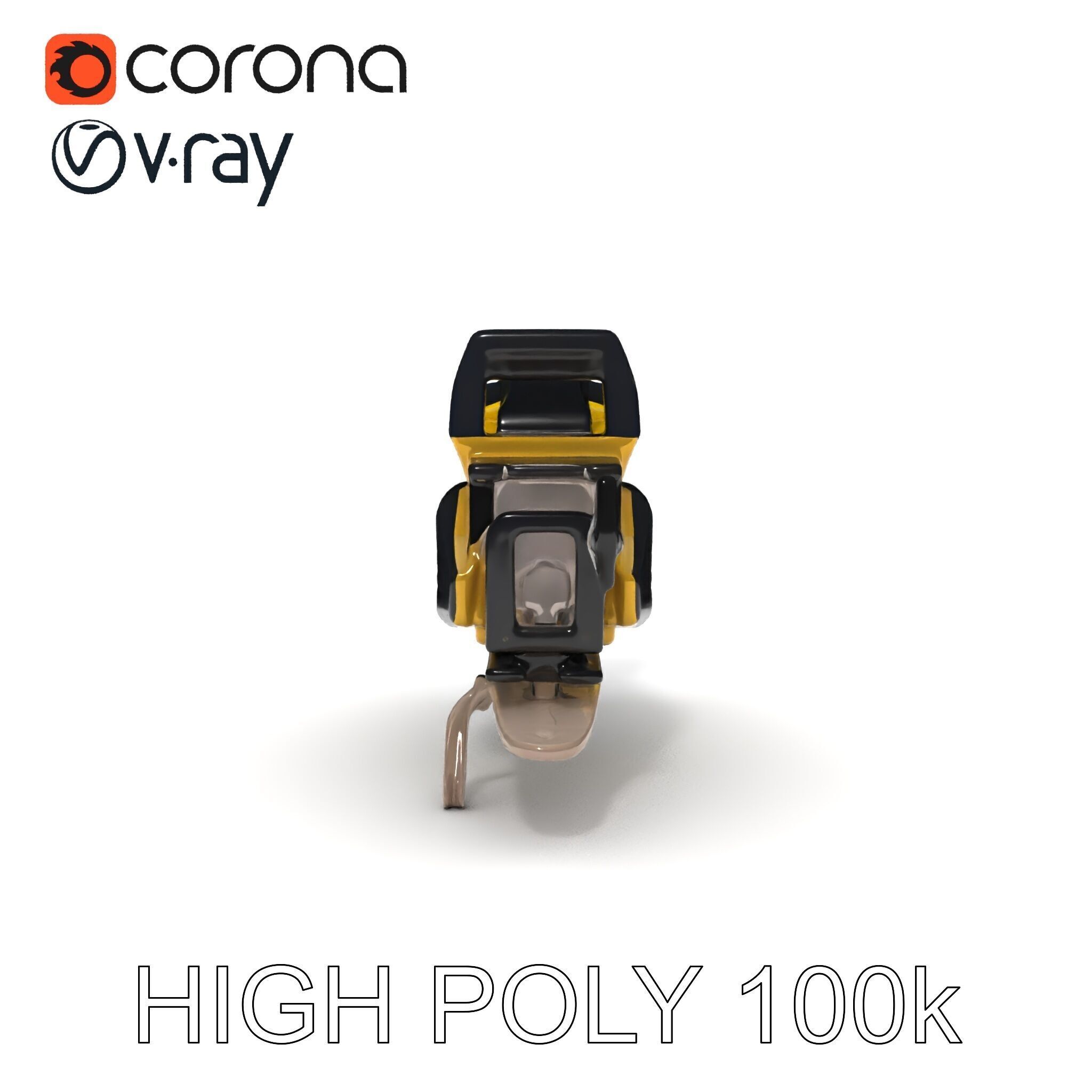 Cordless Electric Saw D Model Pack Low-poly 3D model_8