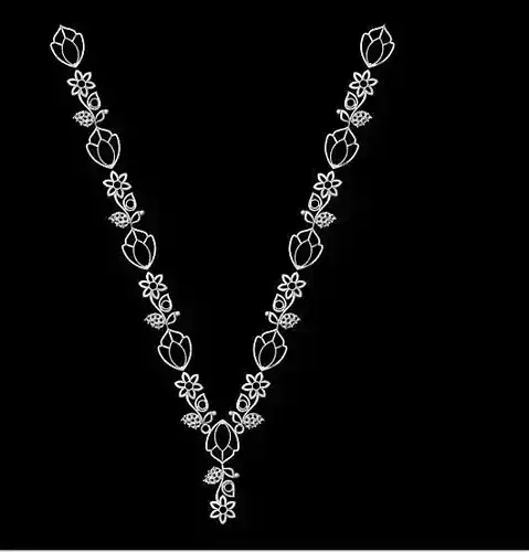 floral necklace 3dm file