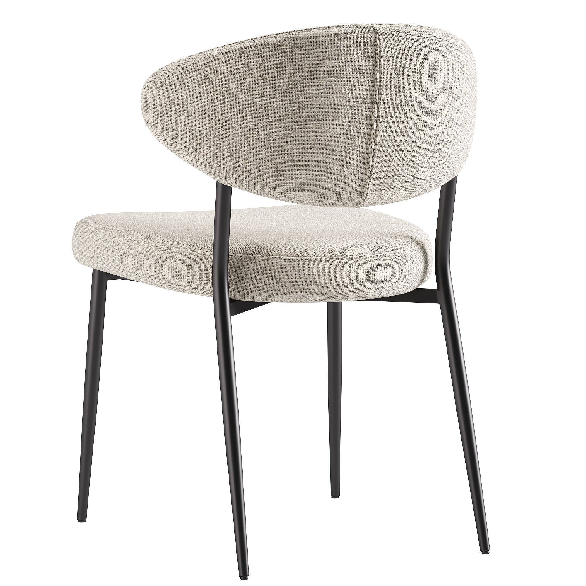 Adele Dining Chair 3D model_3