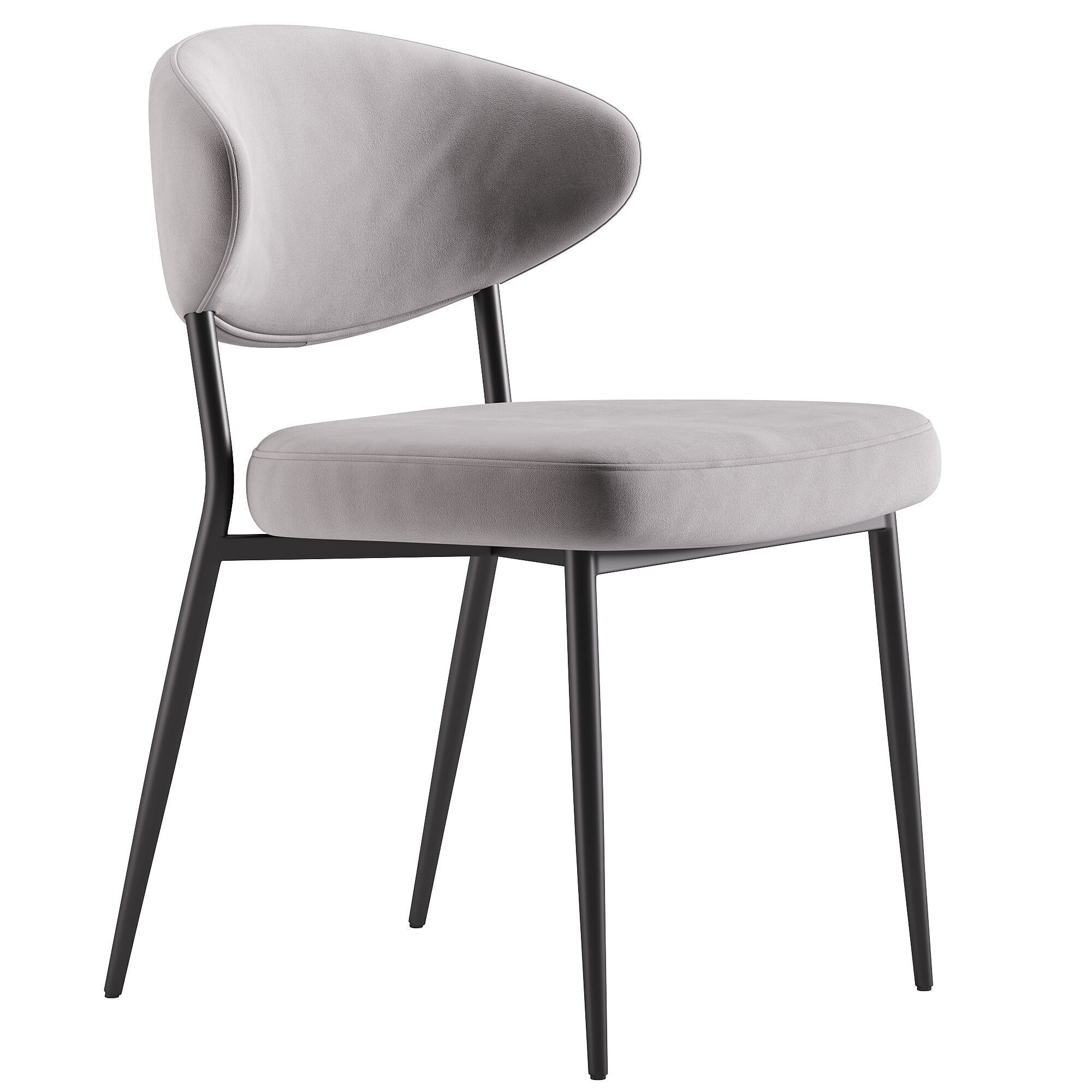 Adele Dining Chair 3D model_2