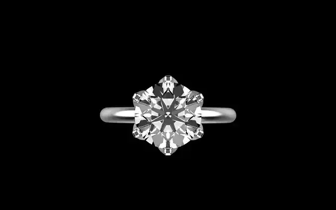 solitaire ring model 1205
