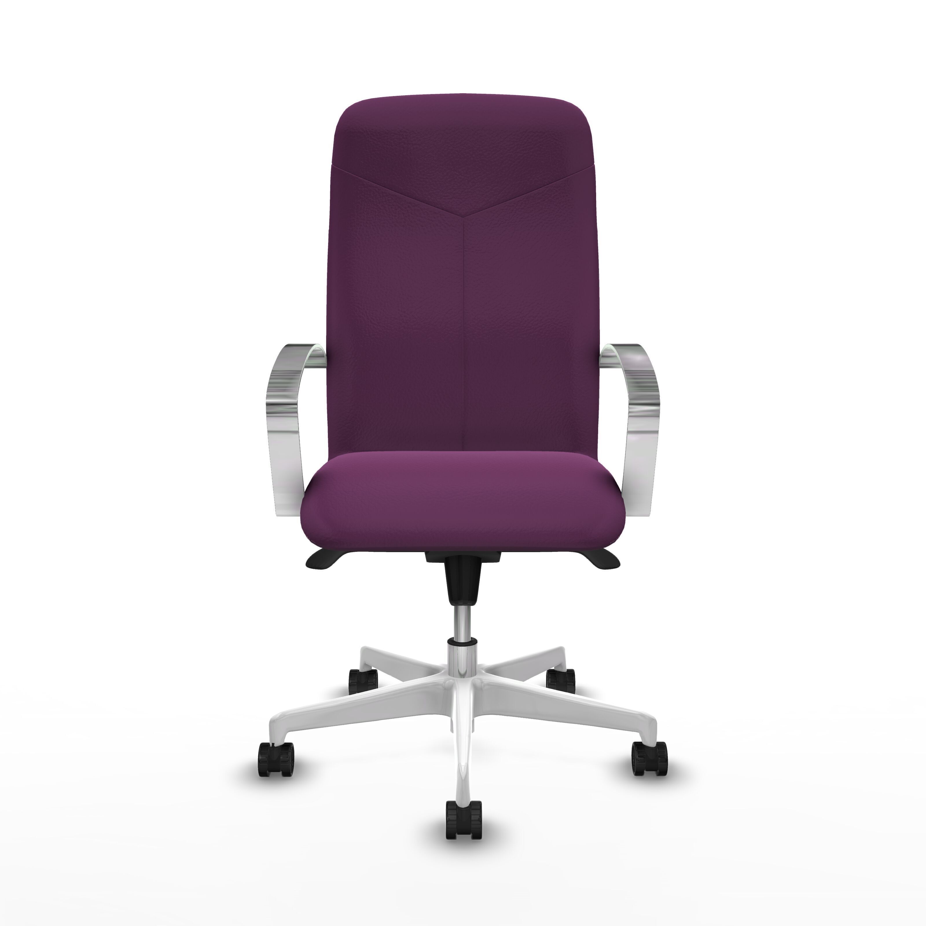 Modern Office Chair J Low-poly 3D model_1