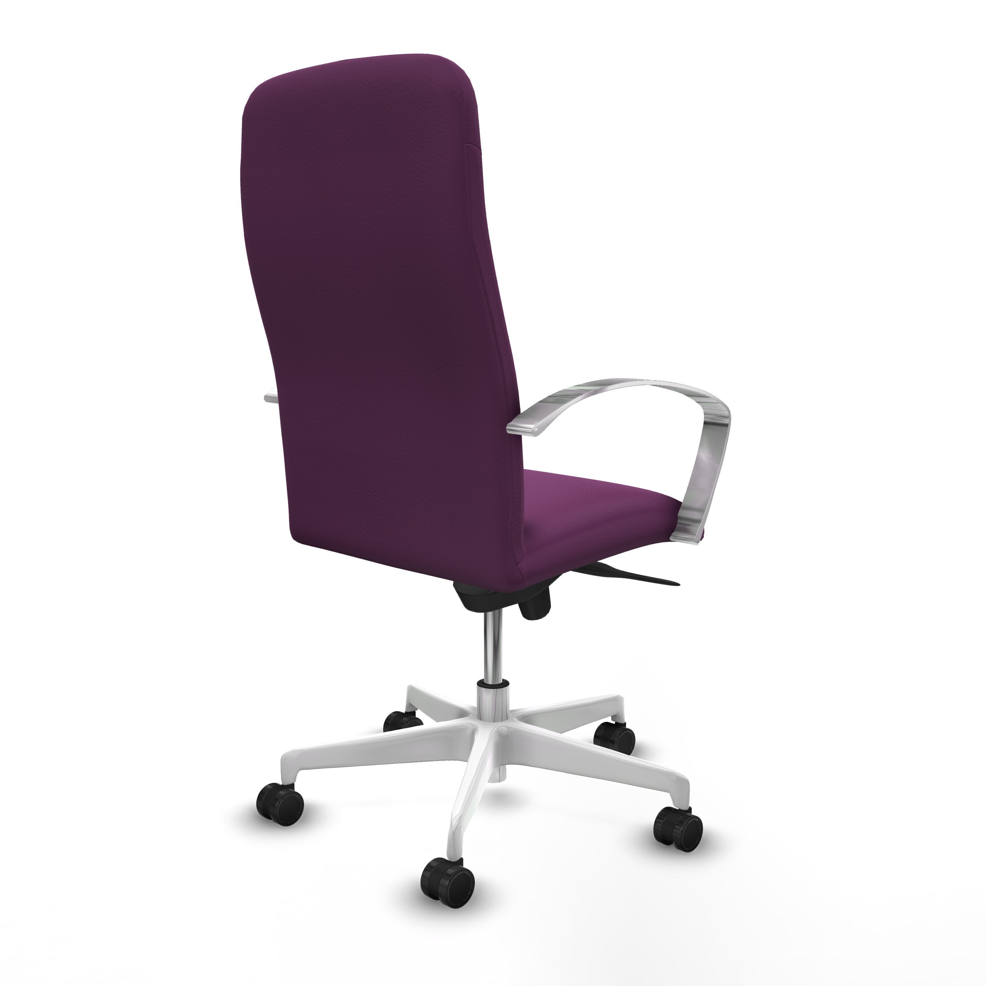Modern Office Chair J Low-poly 3D model_6