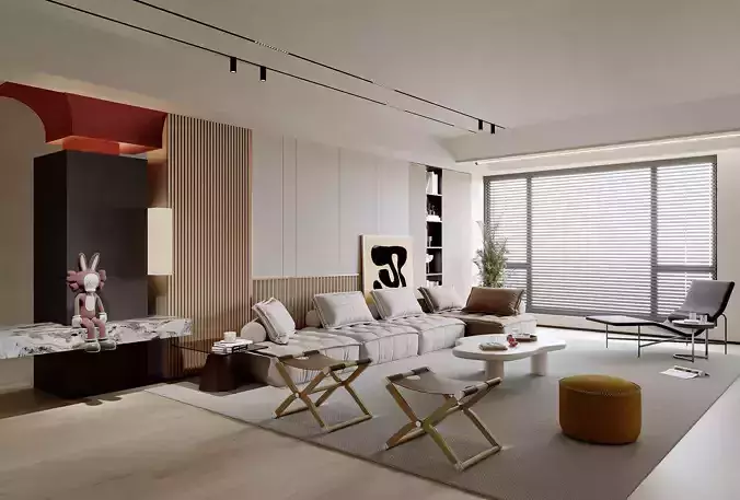 modern living room interior scenes 133 
