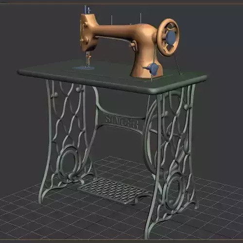 Singer Sewing Machine 3D model