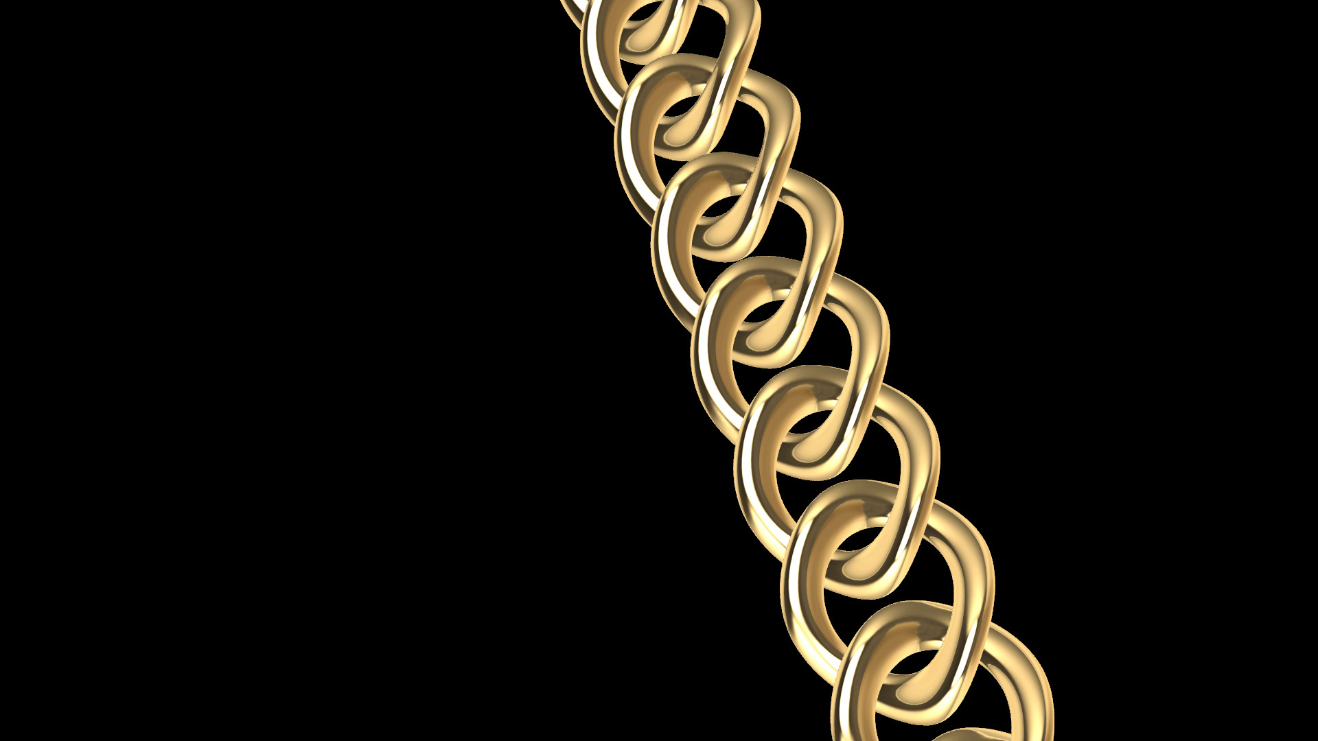 Cuban Chain Link 3D print model_1
