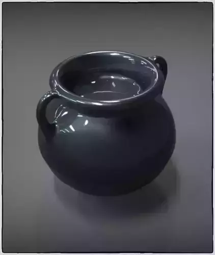Pottter pot Low-poly 3D model