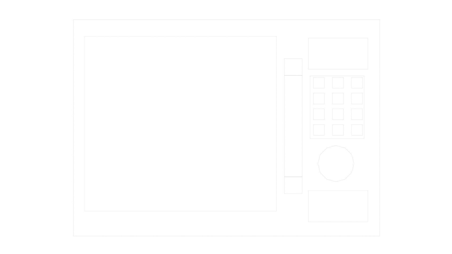 Low Poly Game Ready Microwave Low-poly 3D model_19