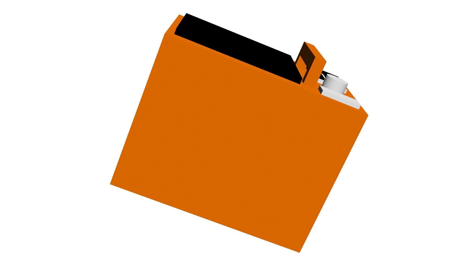 Low Poly Game Ready Microwave Low-poly 3D model_4