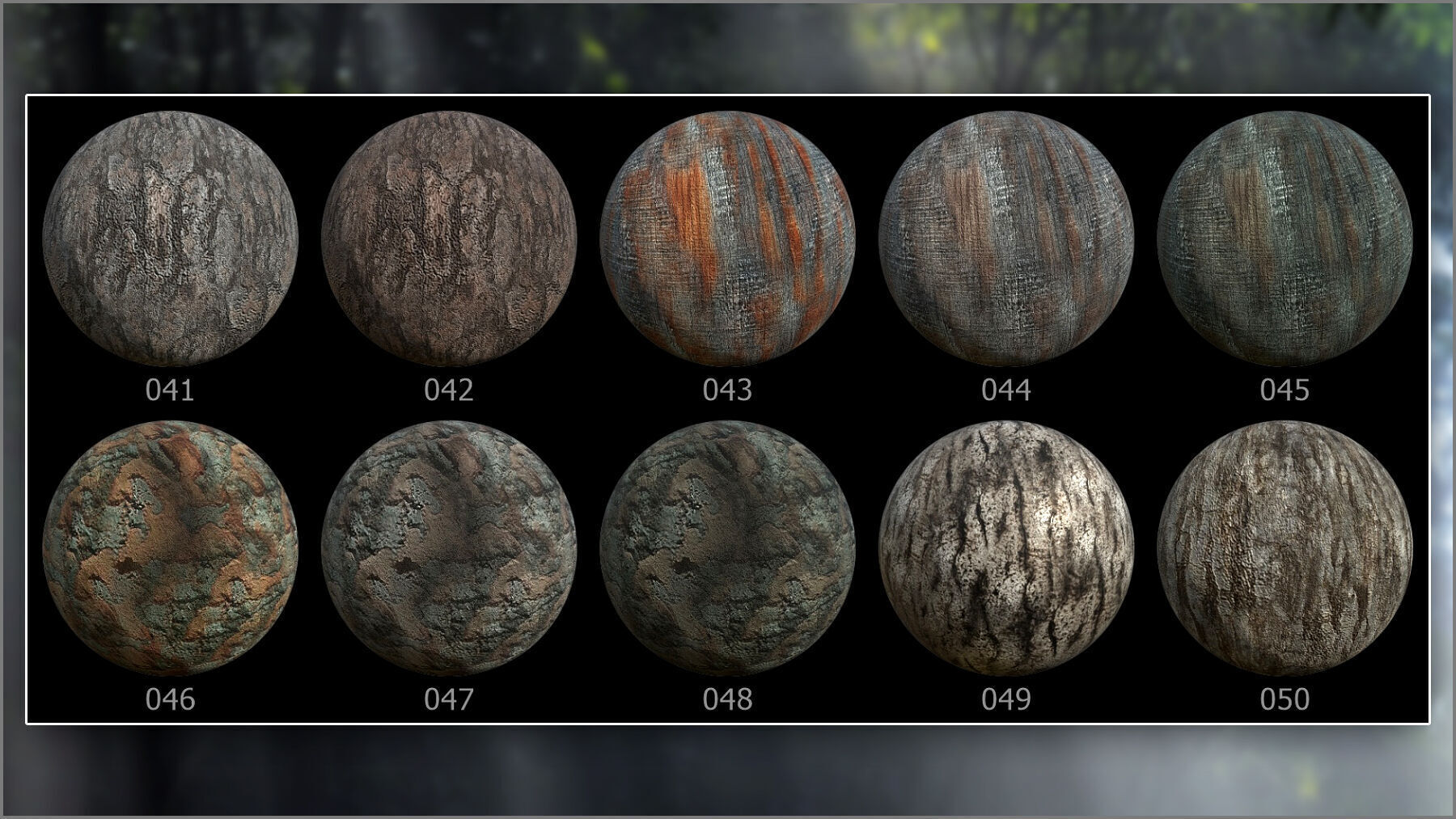 Megapack 100 Bark smart materials for Substance Painter Texture_8