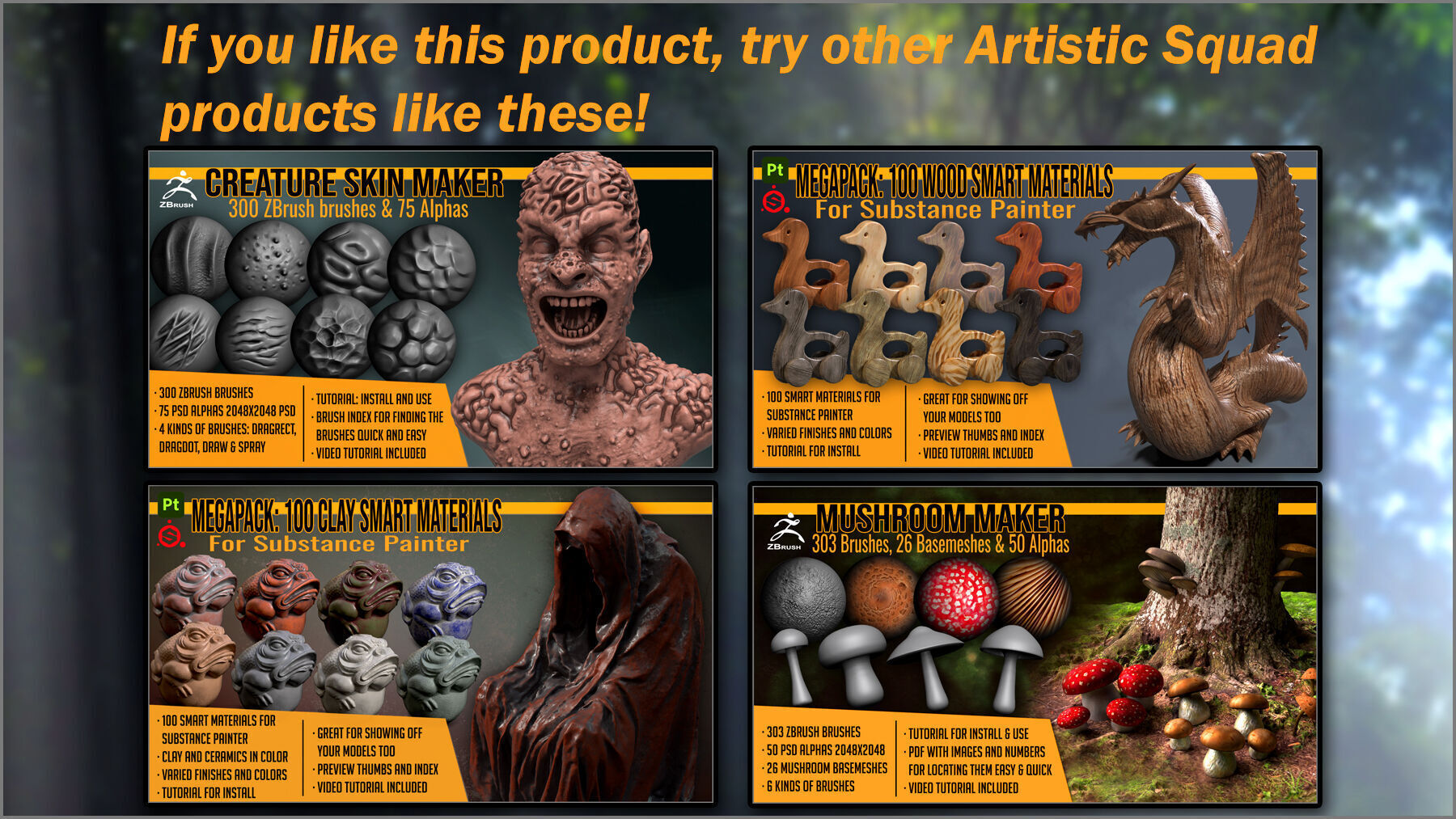 Megapack 100 Bark smart materials for Substance Painter Texture_15