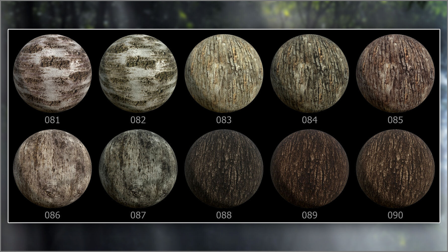 Megapack 100 Bark smart materials for Substance Painter Texture_12