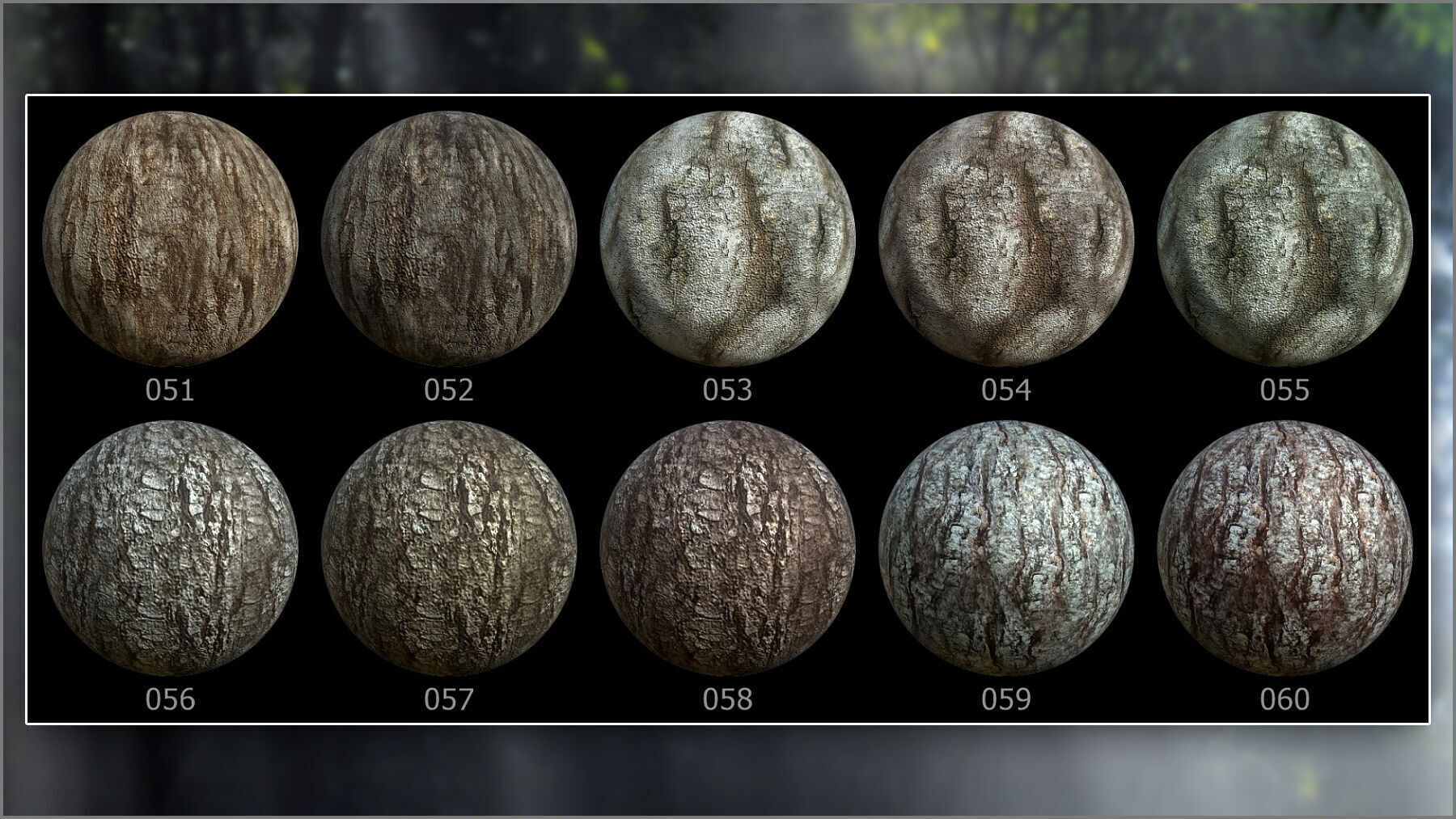 Megapack 100 Bark smart materials for Substance Painter Texture_9