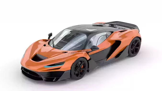McLaren W1 2025 3d Model 3D model
