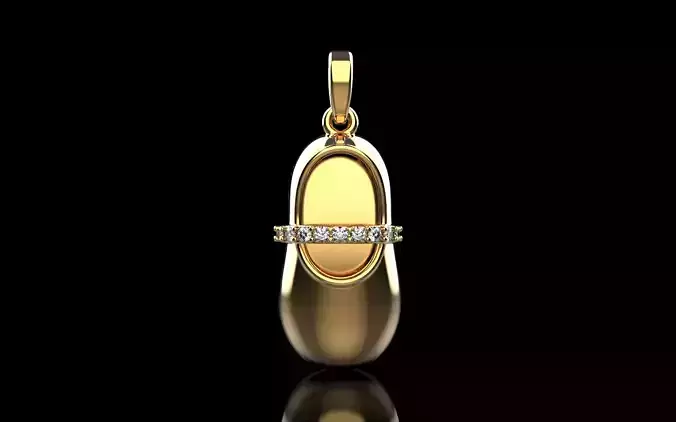 Shoe pendant model 1213