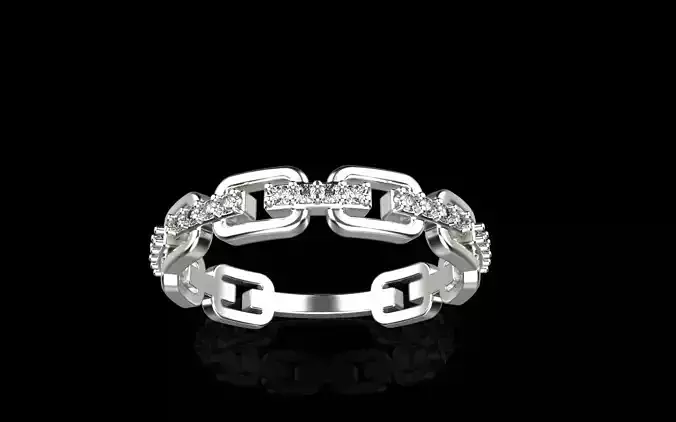 Chain wedding ring model 1214