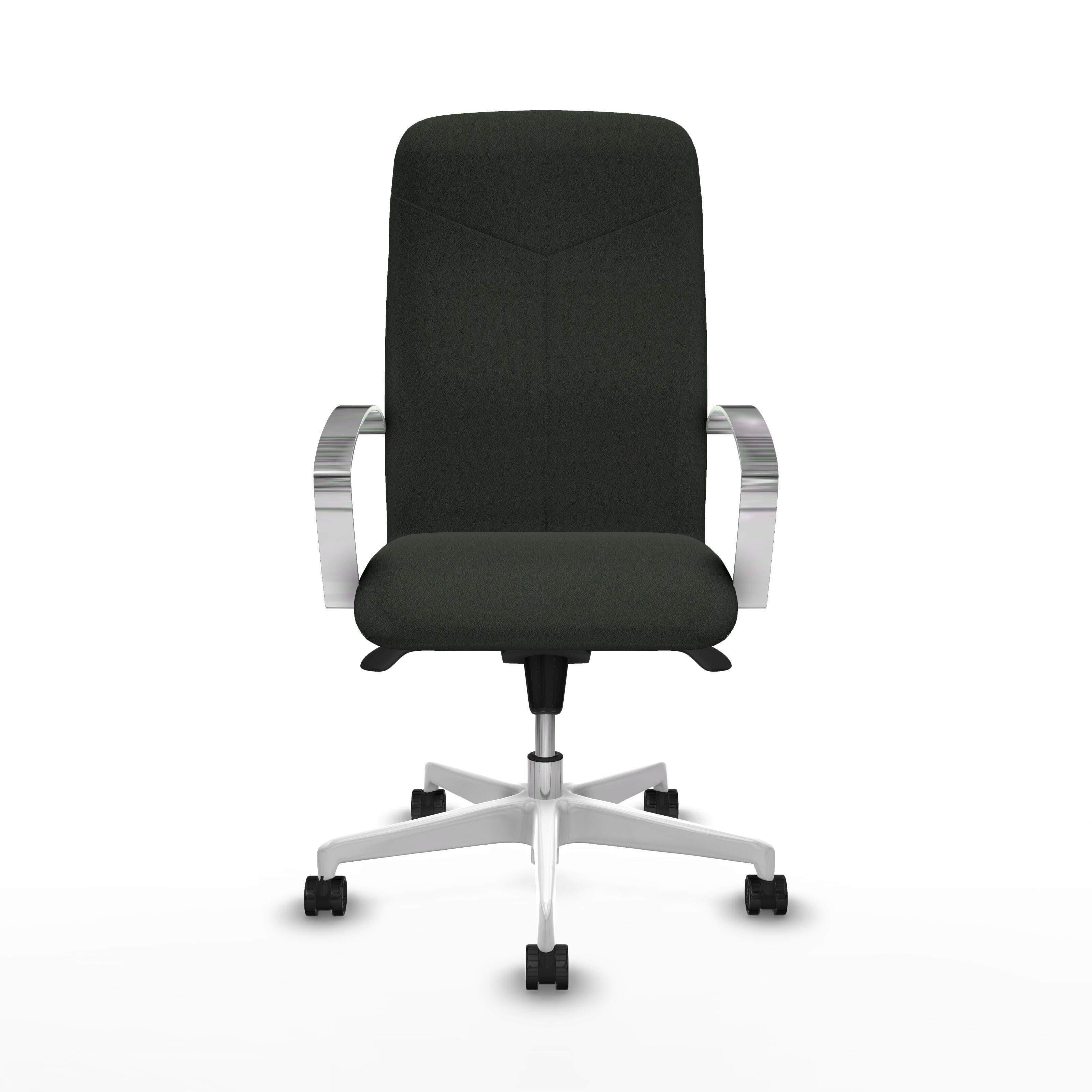 Modern Office Chair F Low-poly 3D model_1