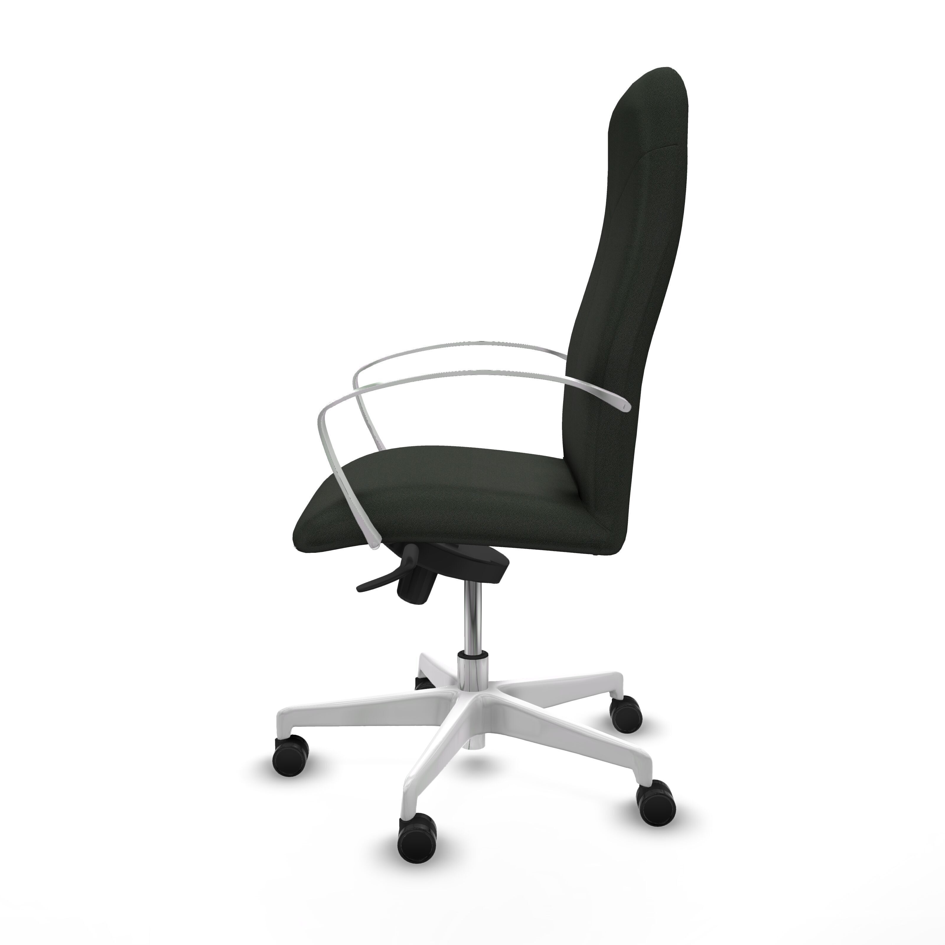 Modern Office Chair F Low-poly 3D model_3