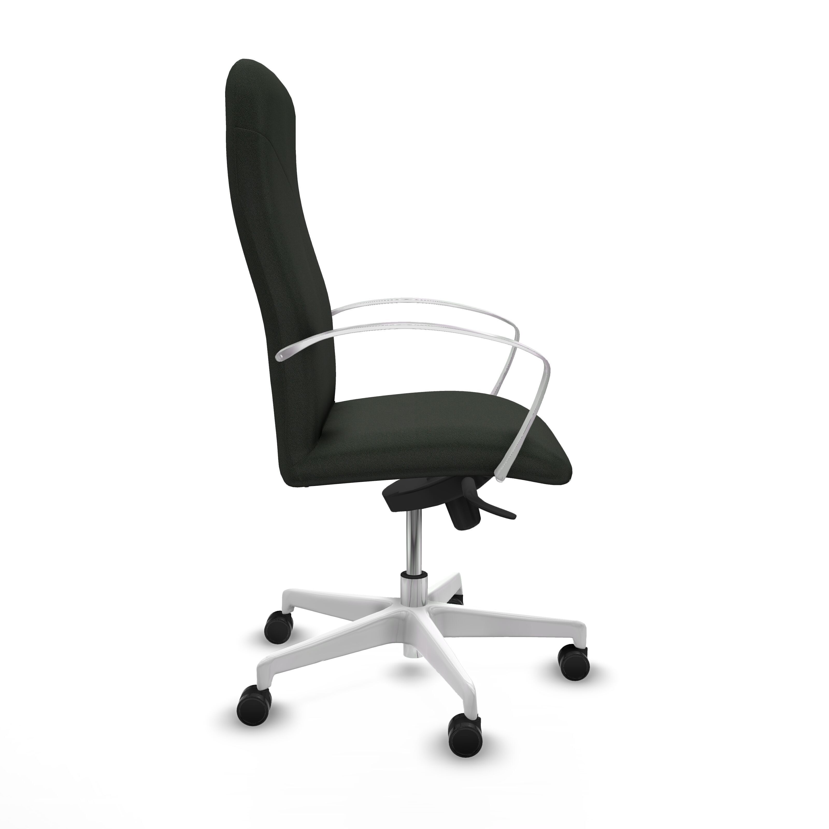 Modern Office Chair F Low-poly 3D model_7
