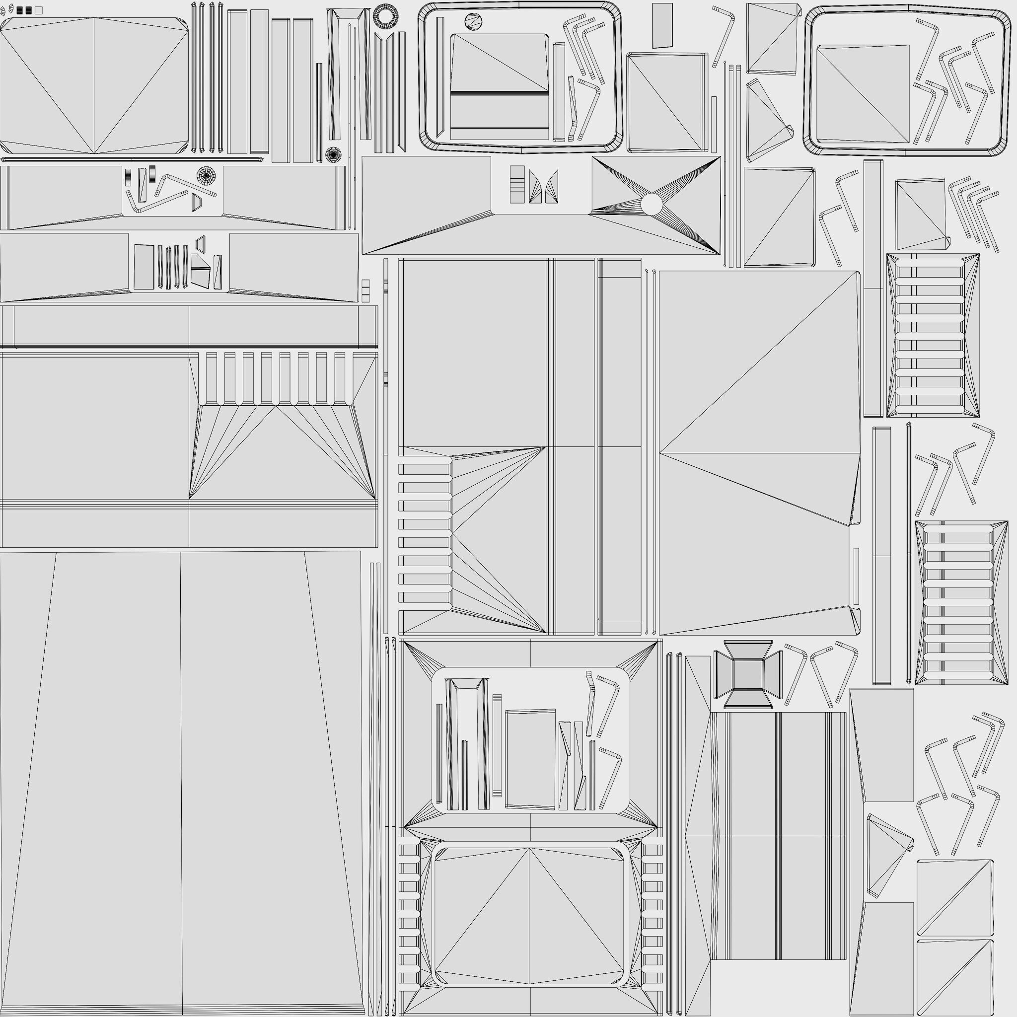 Apple II Low-poly 3D model_22