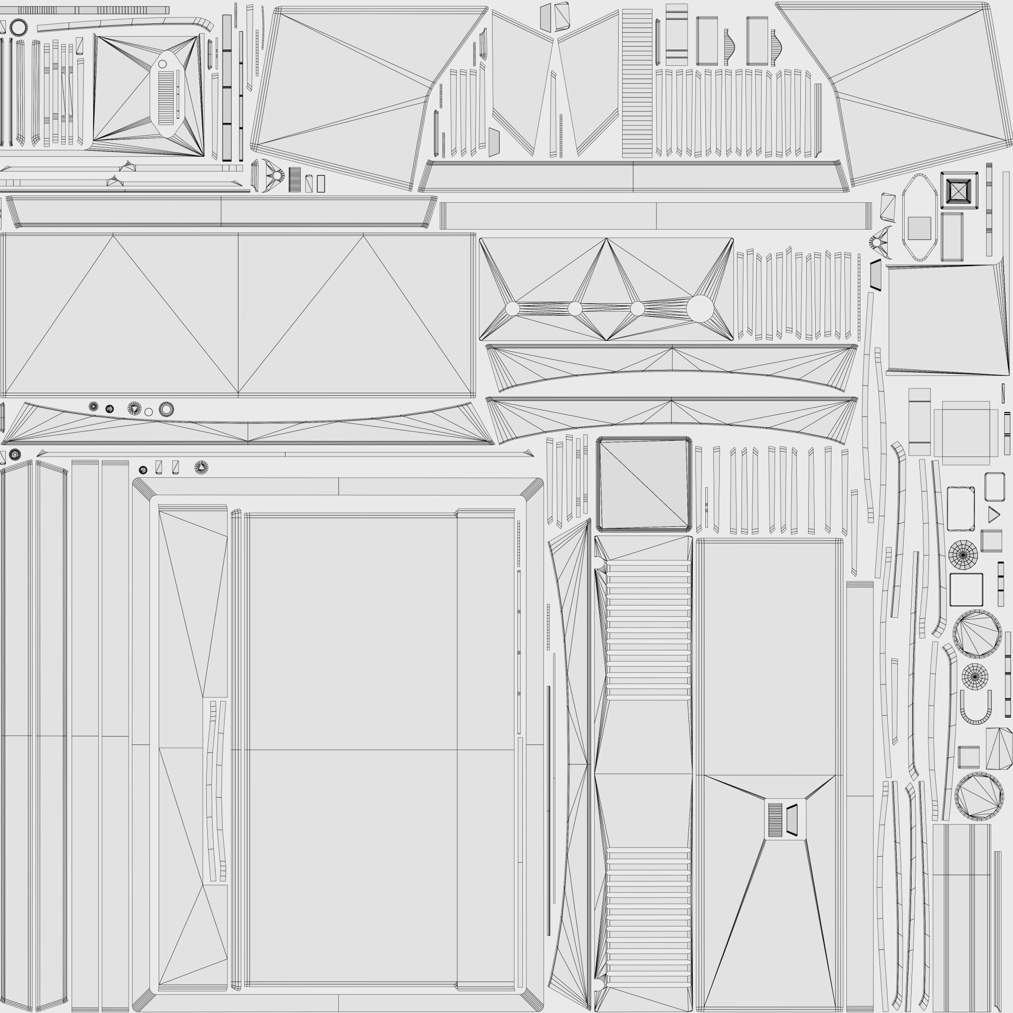 Apple II Low-poly 3D model_24