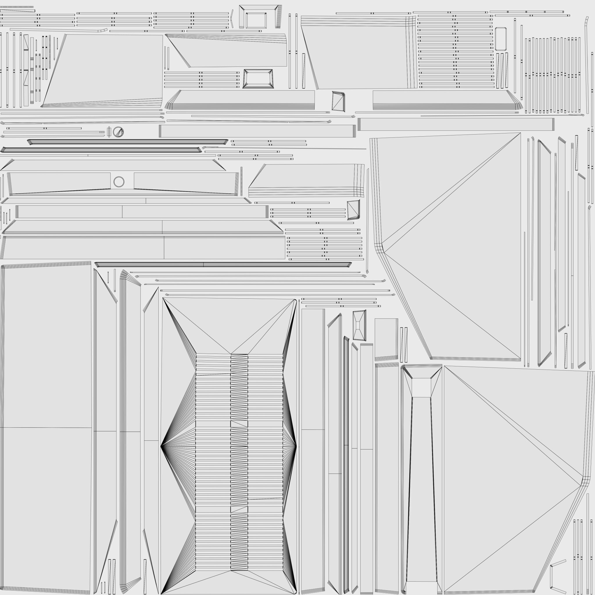 Apple II Low-poly 3D model_23