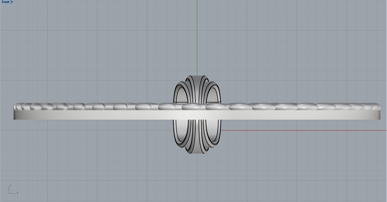 Star of david pendant model 1219 3D print model_6