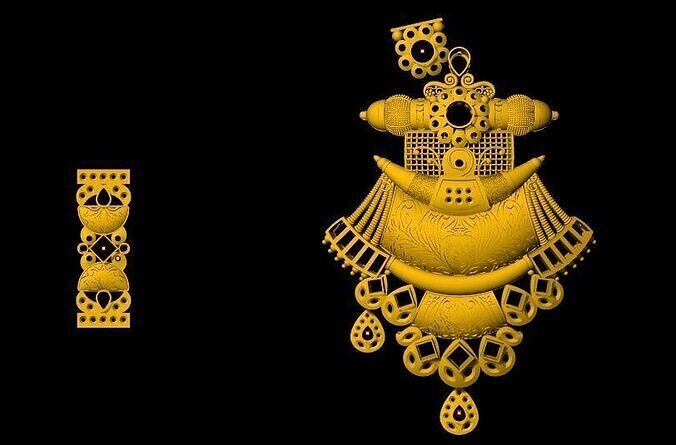 necklace pendant 3dm file 3D print model