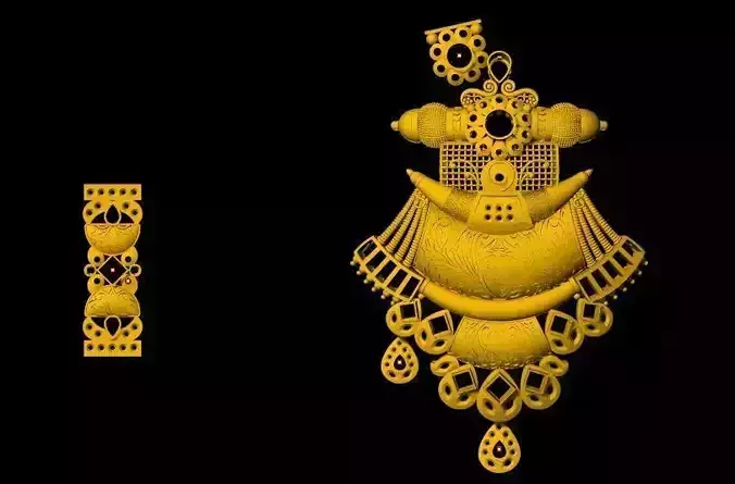 necklace pendant 3dm file