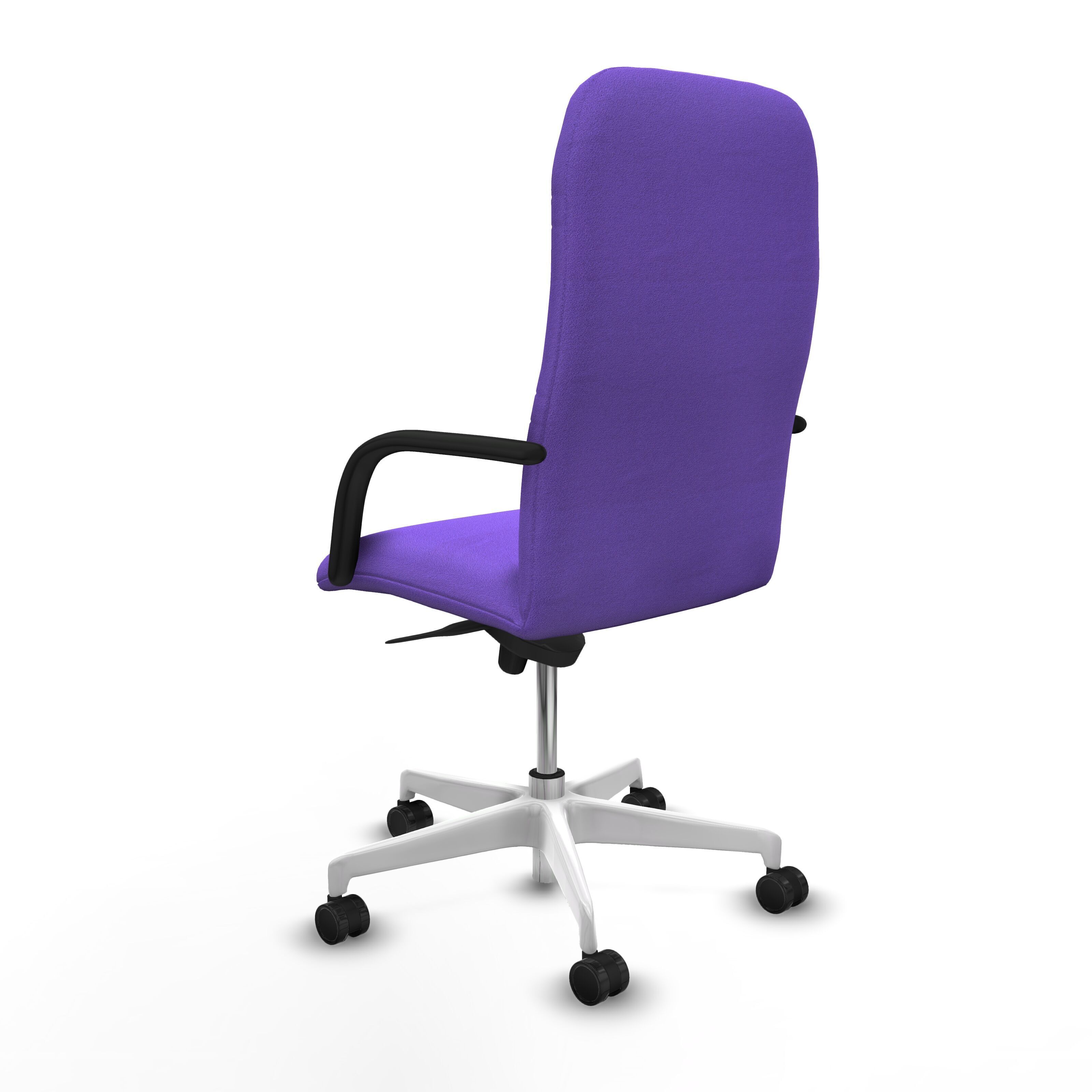 Modern Office Chair 10 Low-poly 3D model_4