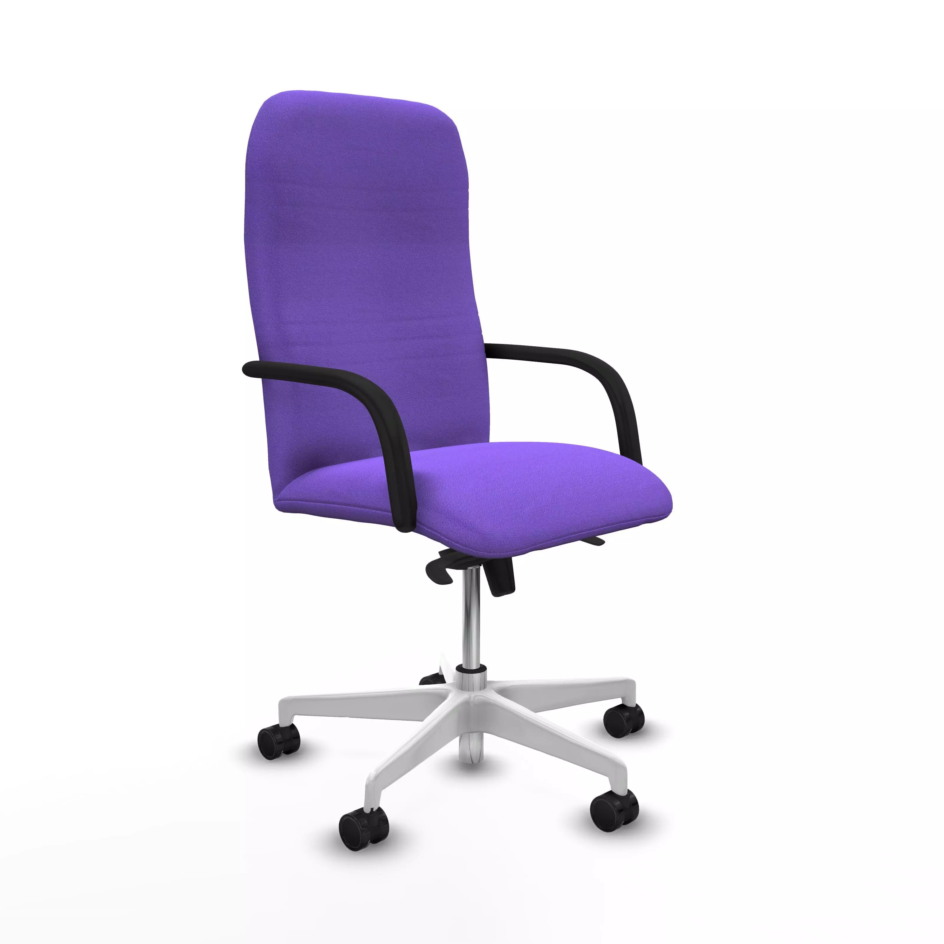 Modern Office Chair 10 Low-poly 3D model_0