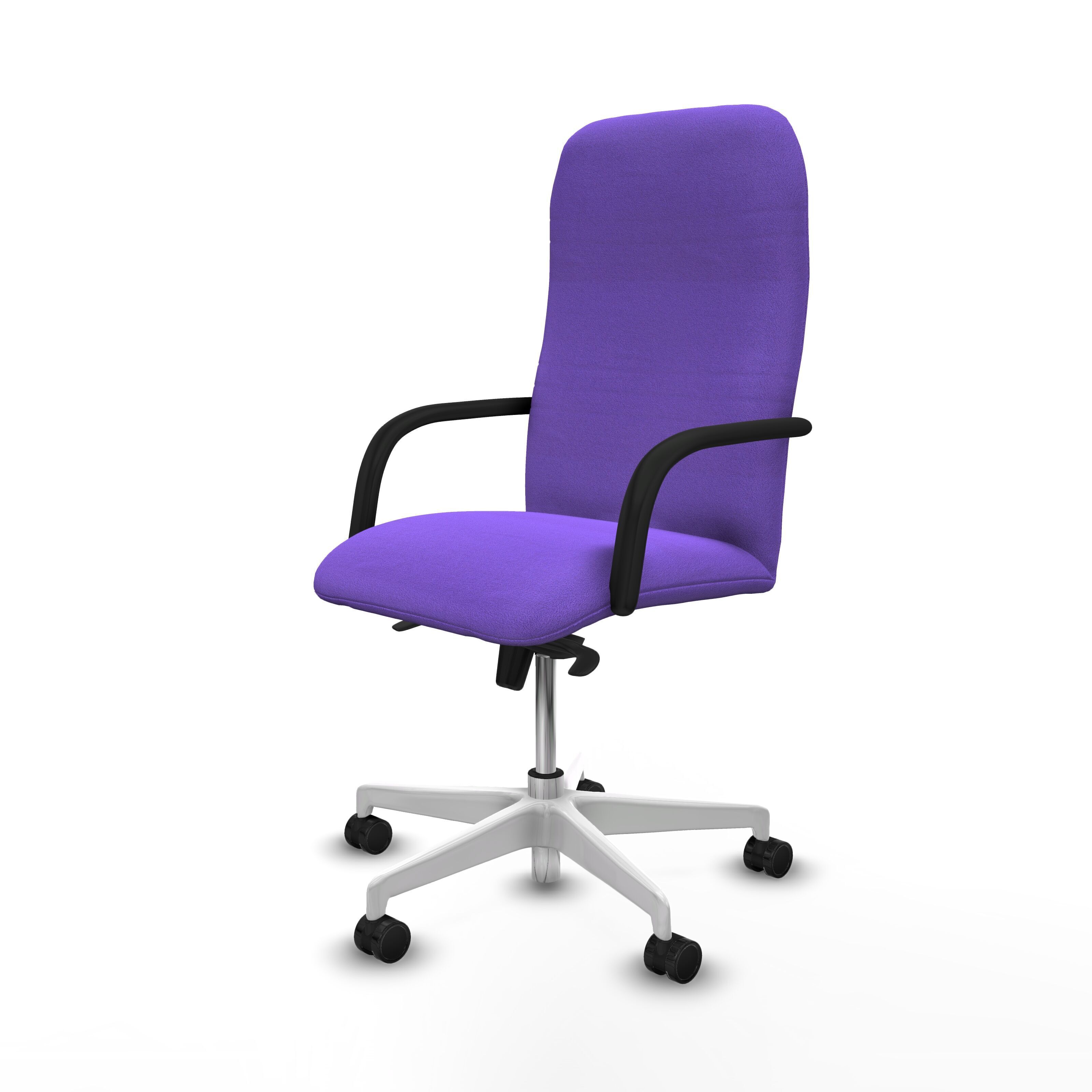 Modern Office Chair 10 Low-poly 3D model_2