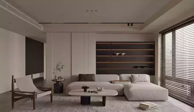 modern living room interior scenes 137