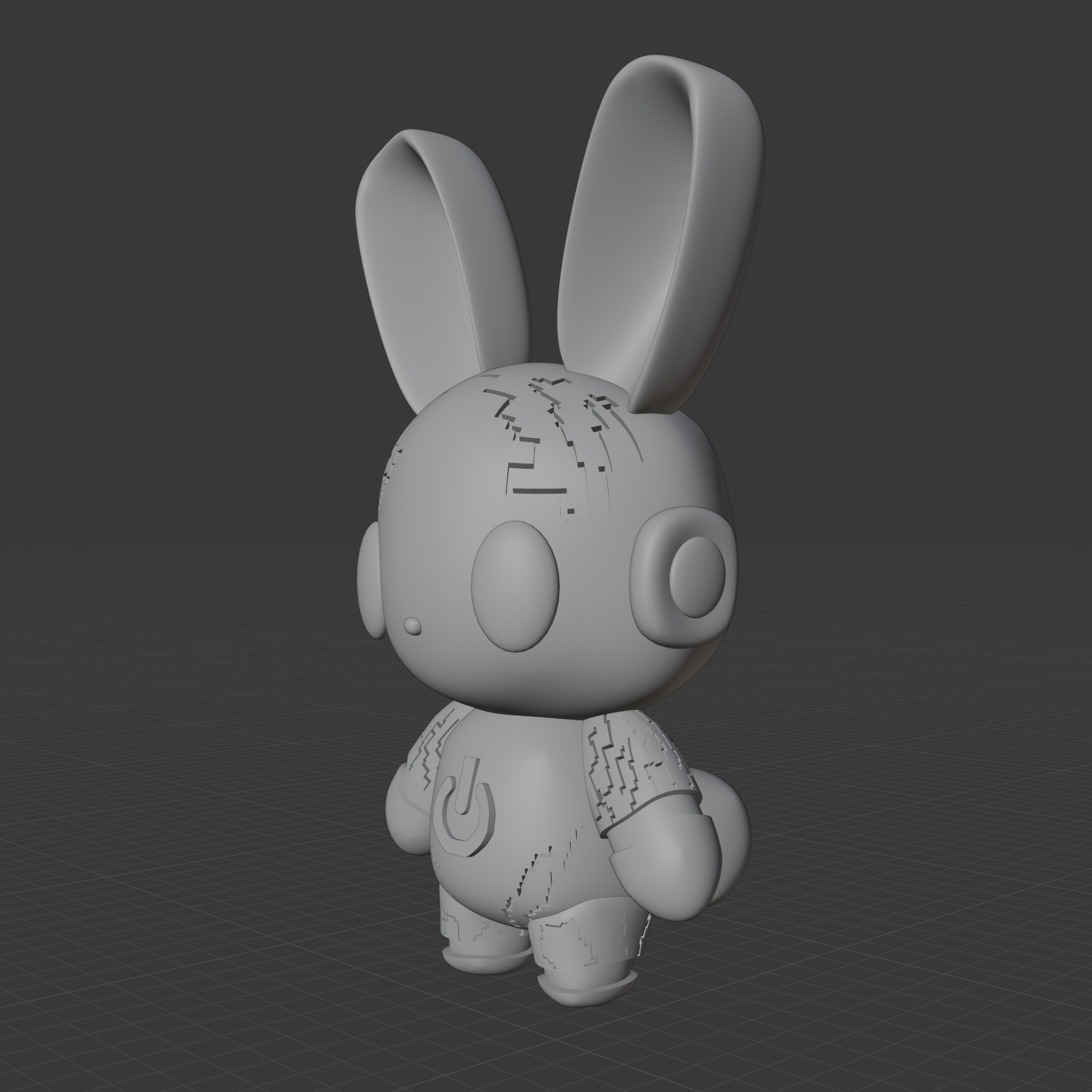 BunniVolt Scif fi Low-poly 3D model_12