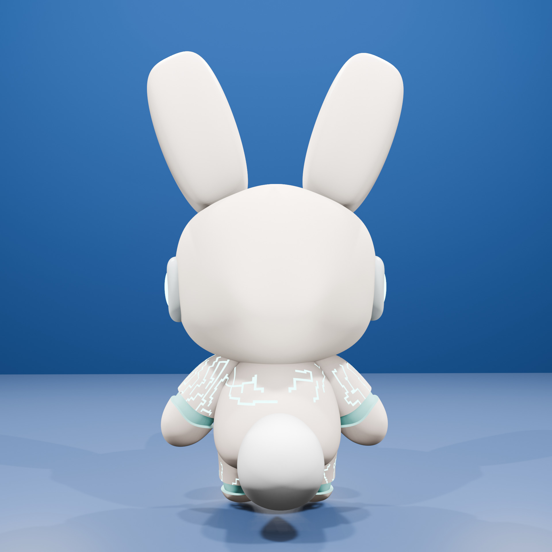 BunniVolt Scif fi Low-poly 3D model_2