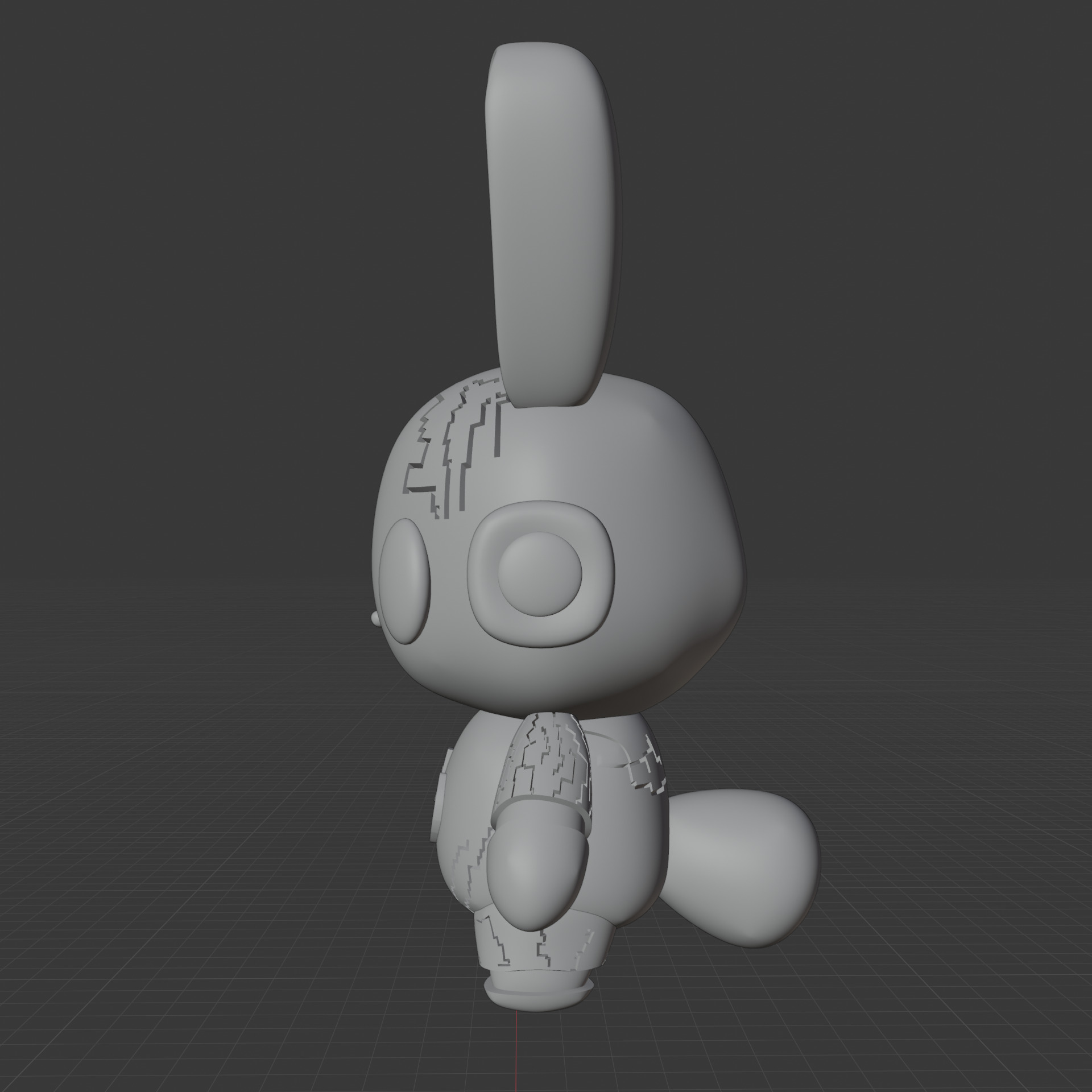 BunniVolt Scif fi Low-poly 3D model_14