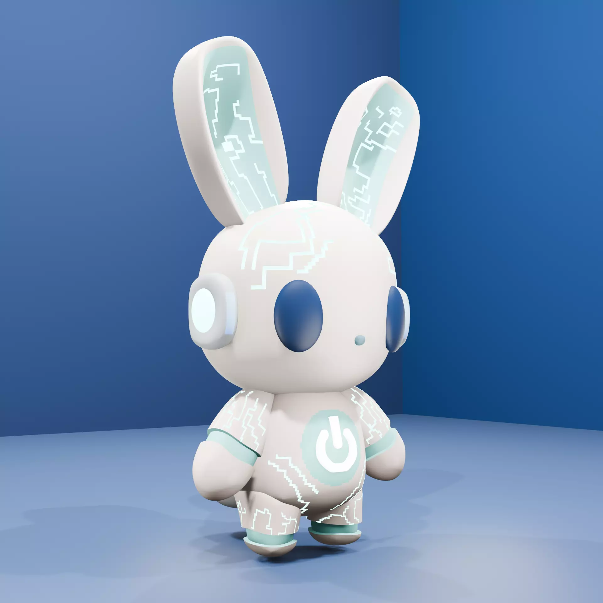 BunniVolt Scif fi Low-poly 3D model_0