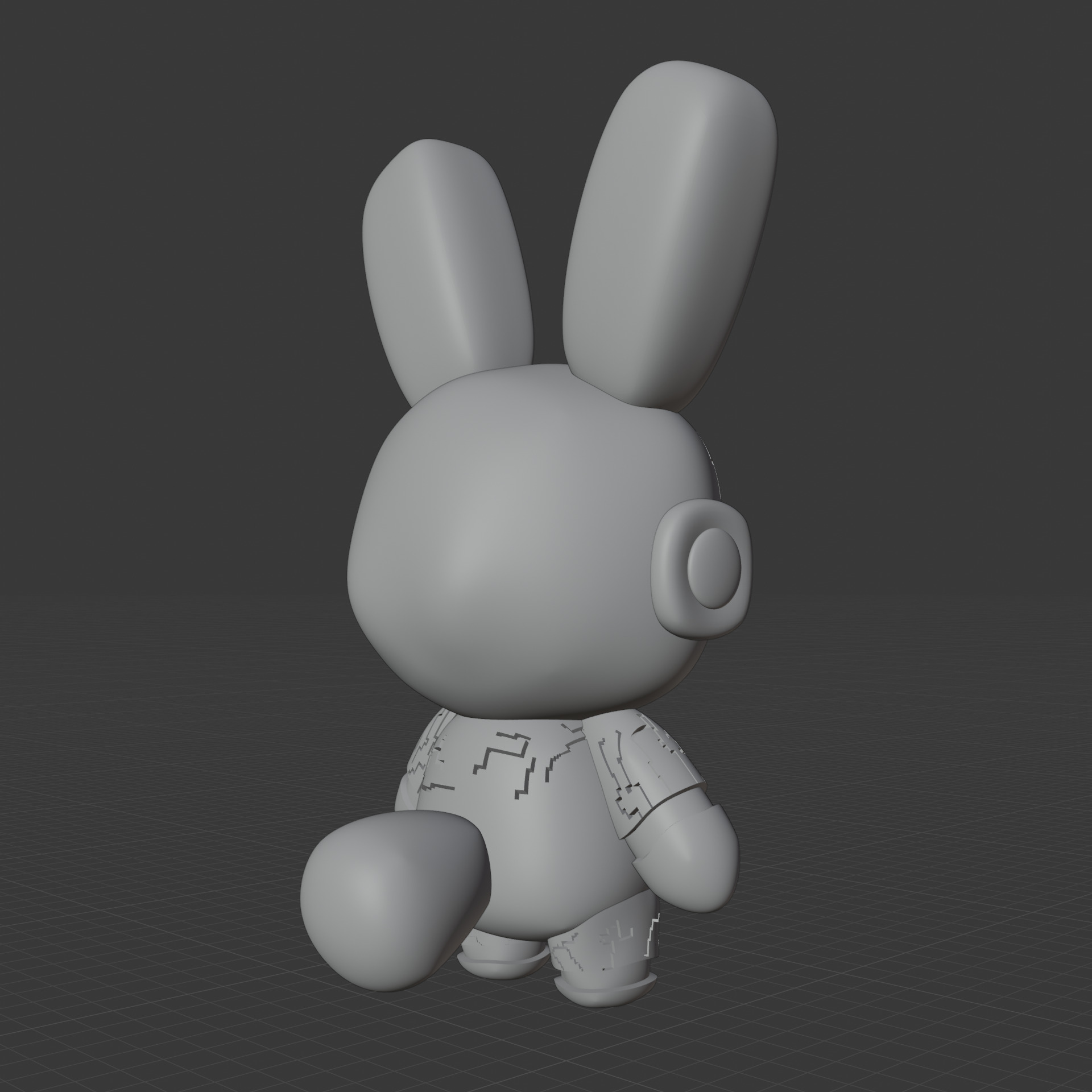 BunniVolt Scif fi Low-poly 3D model_5