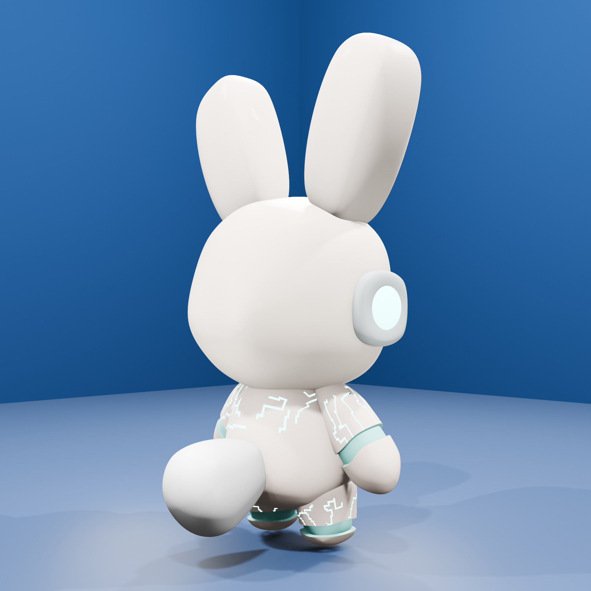 BunniVolt Scif fi Low-poly 3D model_4