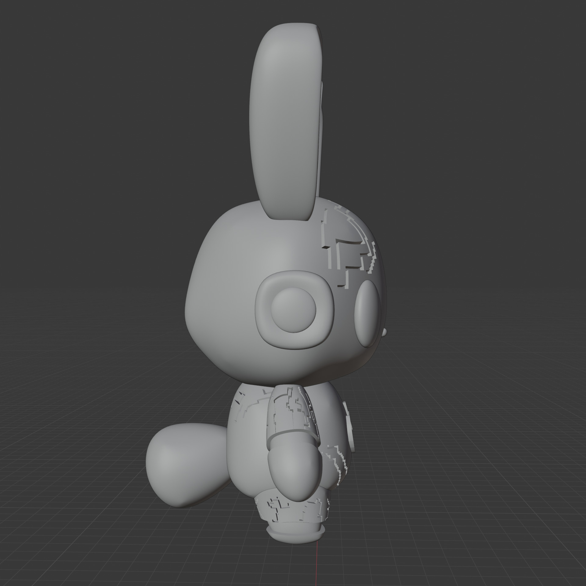 BunniVolt Scif fi Low-poly 3D model_7