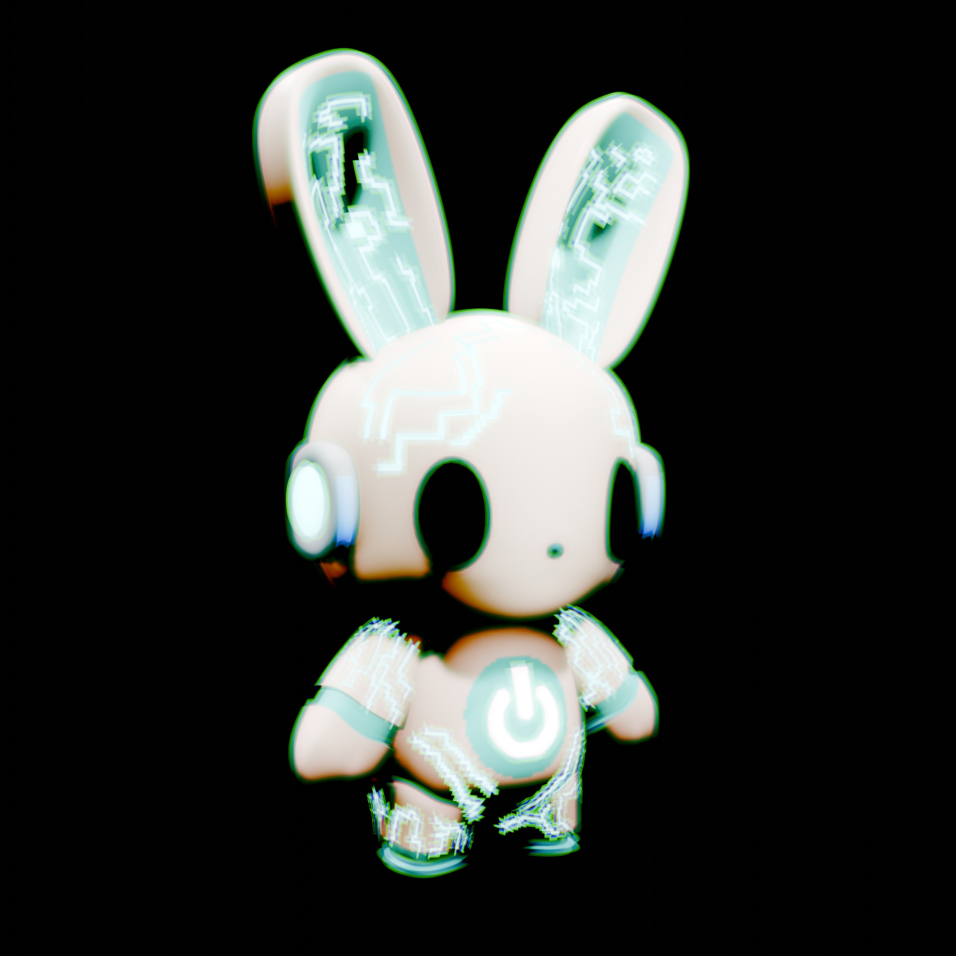 BunniVolt Scif fi Low-poly 3D model_16