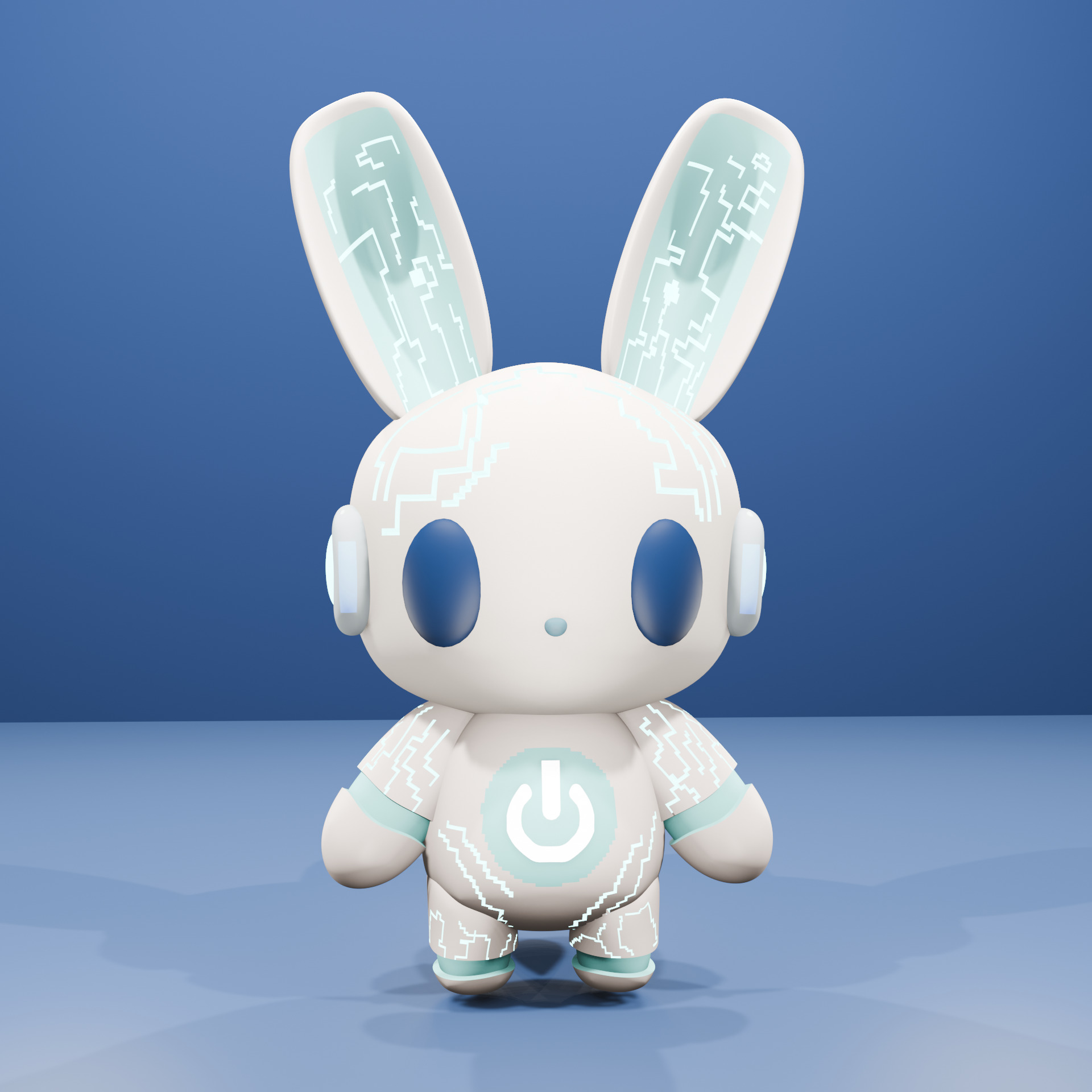 BunniVolt Scif fi Low-poly 3D model_9